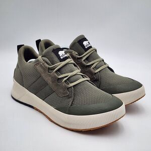 Sorel Women's Out N About III Low Sneakers Shoes Green Size 9.5‎ Lace Up Logo